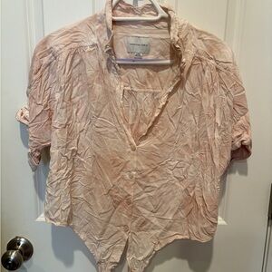 Express front tie shirt